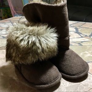 H&M fur lined knee high boots